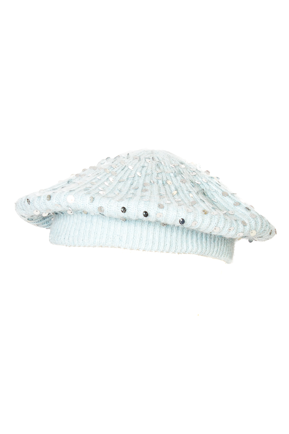 BASCO MAGLIA CON PAILLETTES, TG.UNICA - BLUE